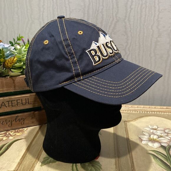 H3 Headwear Busch Beer Adjustable Baseball Cap Blue - Picture 6 of 12